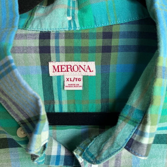 Men’s XL Merona short sleeve button up shirt Very good used condition - Picture 2 of 5